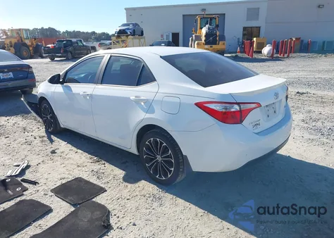 2014 Toyota Corolla S Plus from USA, damaged, VIN 2T1BURHE3EC043066